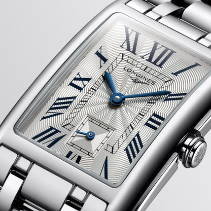 Longines DolceVita watch 23.30x37mm silver quartz steel L5.512.4.71.6