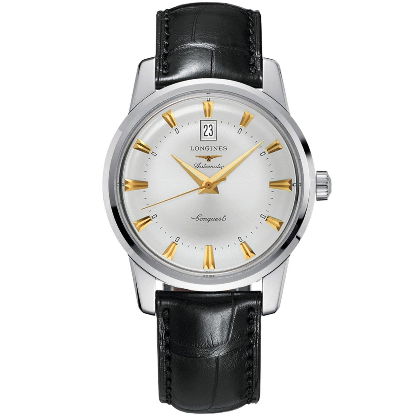 Longines Conquest Heritage 40mm Silver Automatic Steel Watch L1.645.4.75.4