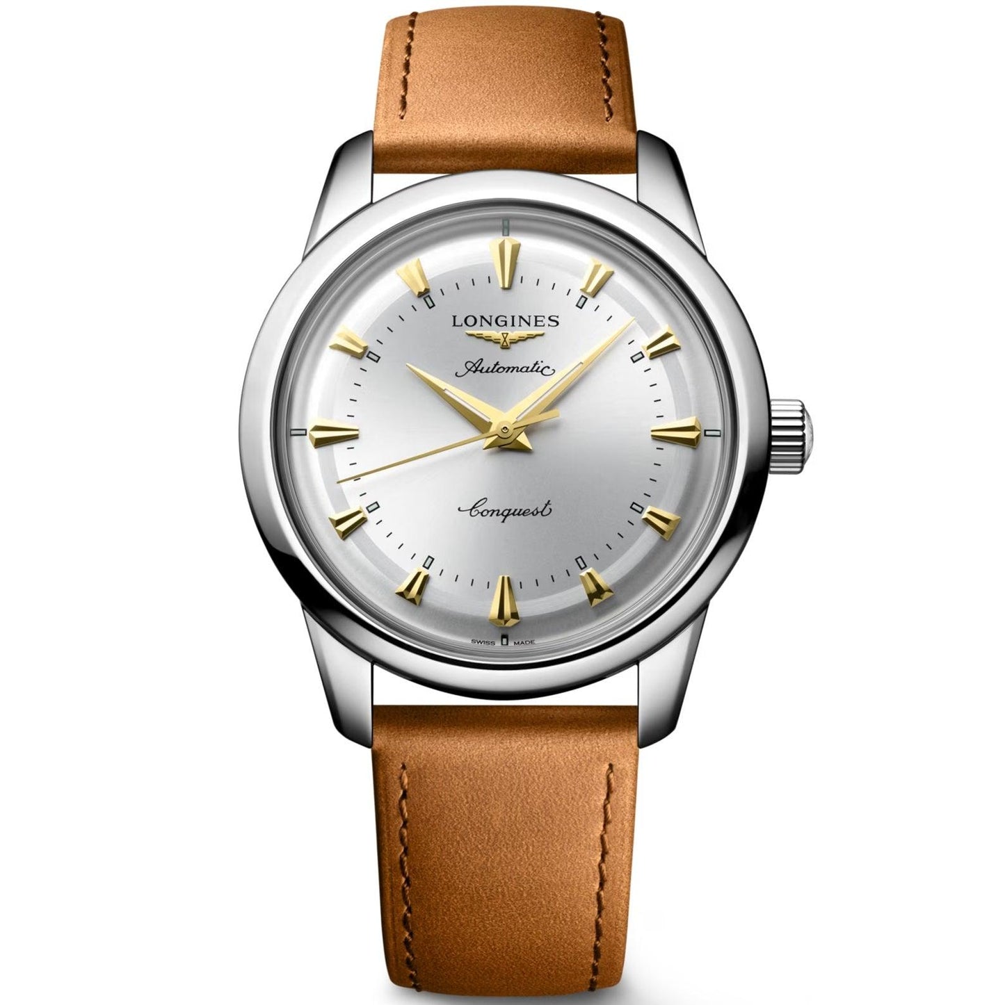 Longines Conquest Heritage 40mm Automatic Steel Silver Watch L1.650.4.72.2