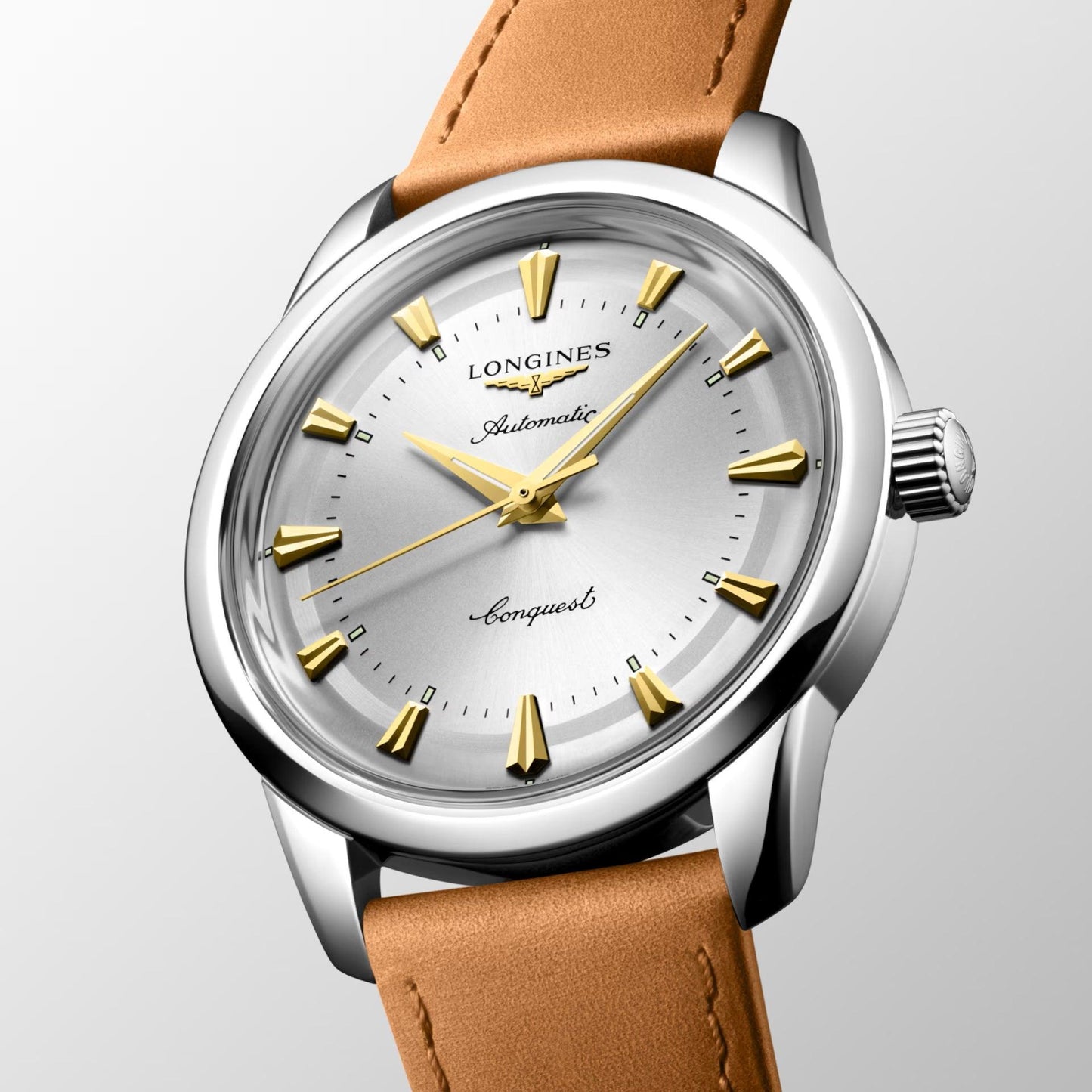Longines Conquest Heritage 40mm Automatic Steel Silver Watch L1.650.4.72.2