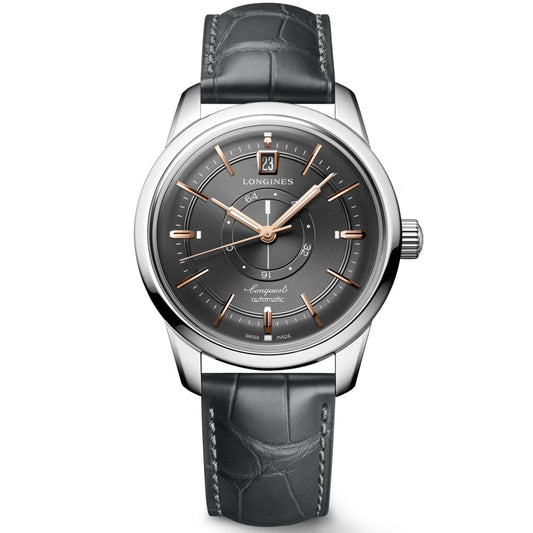 Longines Conquest Heritage Central Power Reserve 38mm Anthracite Automatic Steel L1.648.4.62.2