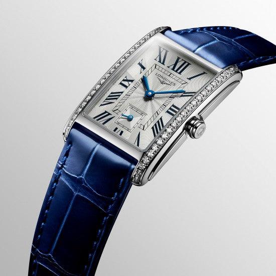 Longines DolceVita watch 23.30 x 37.00mm silver diamonds quartz steel L5.512.0.71.7