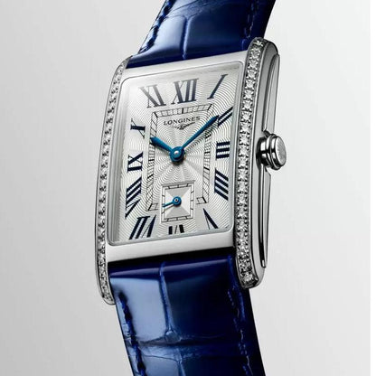 Longines DolceVita watch 23.30 x 37.00mm silver diamonds quartz steel L5.512.0.71.7