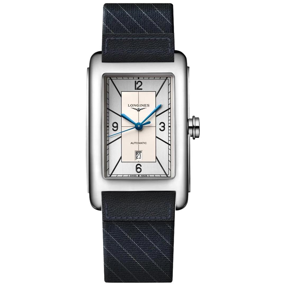 Longines Dolcevita watch 27x43mm silver automatic steel L5.757.4.73.8