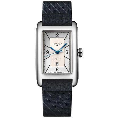 Longines Dolcevita watch 27x43mm silver automatic steel L5.757.4.73.8