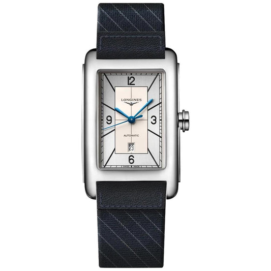Longines Dolcevita watch 27x43mm silver automatic steel L5.757.4.73.8