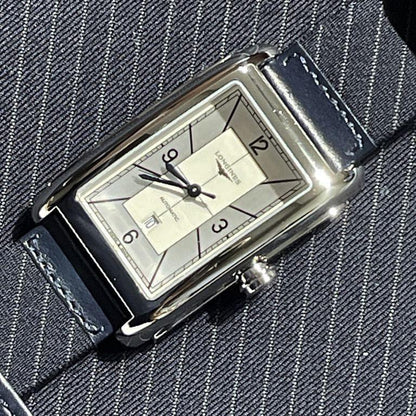 Longines Dolcevita watch 27x43mm silver automatic steel L5.757.4.73.8