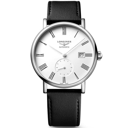Longines Elegant Collection 39mm white automatic steel watch L4.812.4.11.0