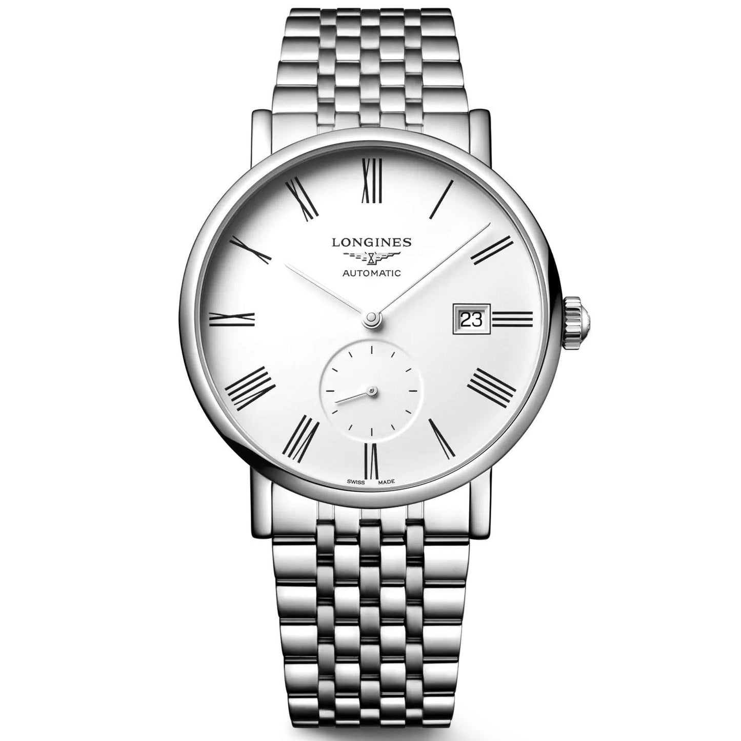 Longines Elegant Collection 39mm White Automatic Steel L4.812.4.11.6 Watch