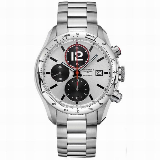 Longines Grand Vitesse Chrono 42mm silver automatic steel L3.636.4.76.6 watch