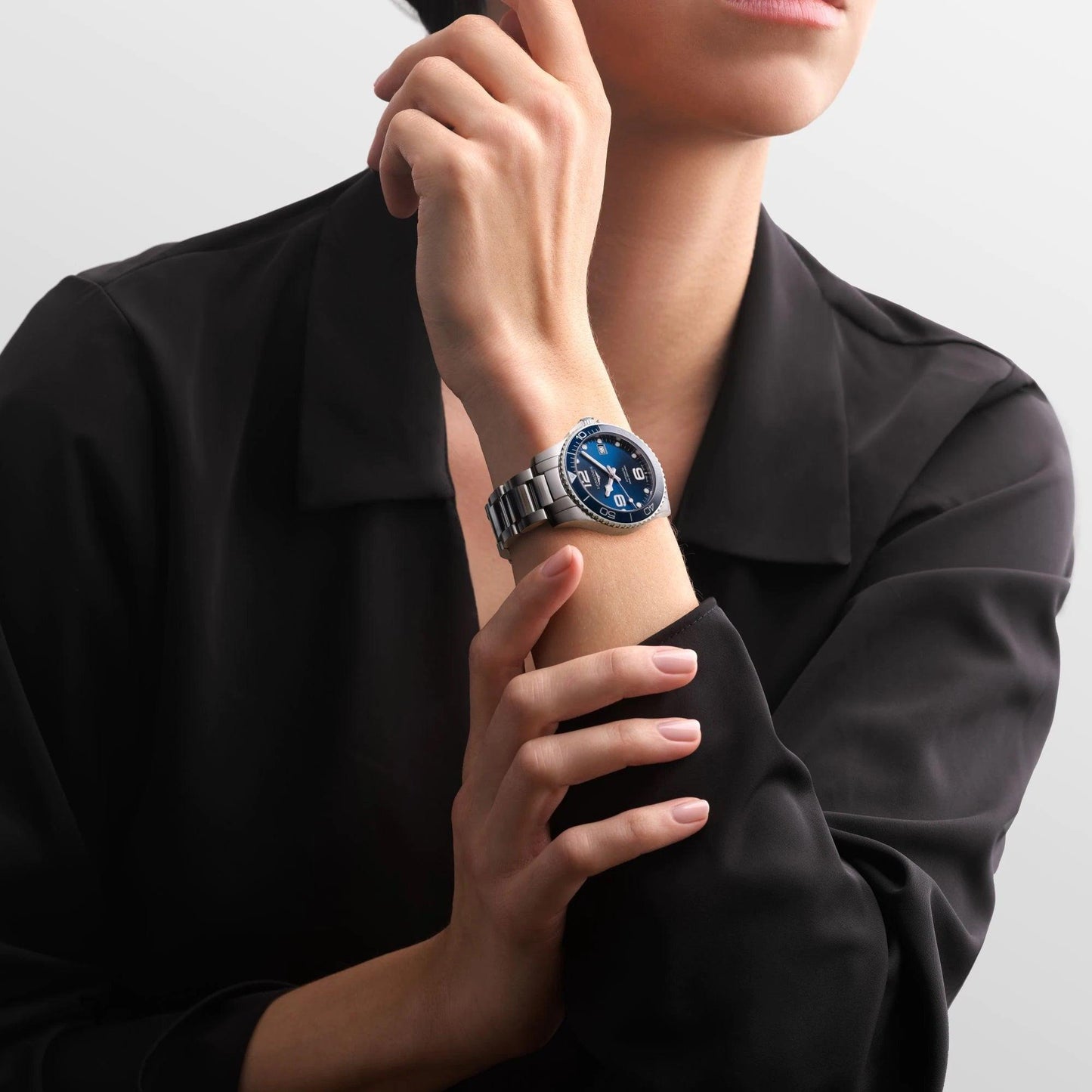 Longines watch HydroConquest 39mm blue automatic steel L3.780.4.96.6