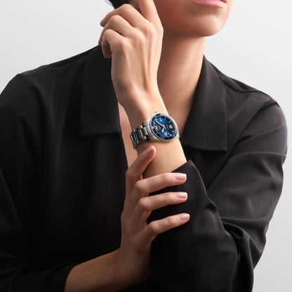 Longines watch HydroConquest 39mm blue automatic steel L3.780.4.96.6
