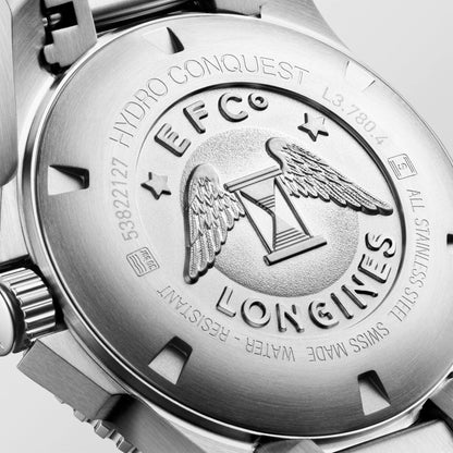 Longines watch HydroConquest 39mm blue automatic steel L3.780.4.96.6