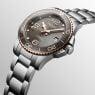 Longines HydroConquest 39mm Automatic Grey Steel Watch L3.780.3.78.6