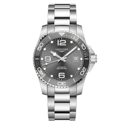 Longines HydroConquest Ceramic 41mm Grey Automatic Steel L3.781.4.76.6