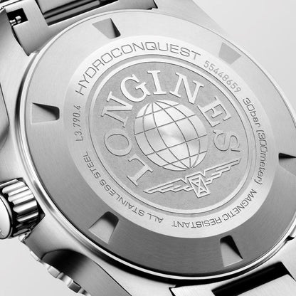 Longines Hydroconquest GMT 41mm blue automatic steel watch L3.790.4.96.6