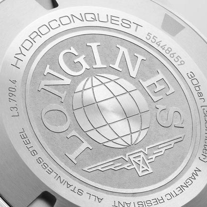 Longines Hydroconquest GMT 41mm brown automatic steel watch L3.790.4.66.6