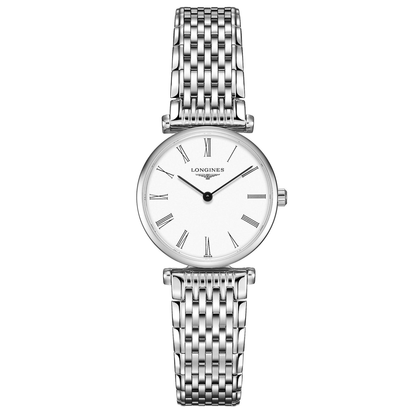 Longines watch La Grande Classique 24mm white steel quartz L4.209.4.11.6