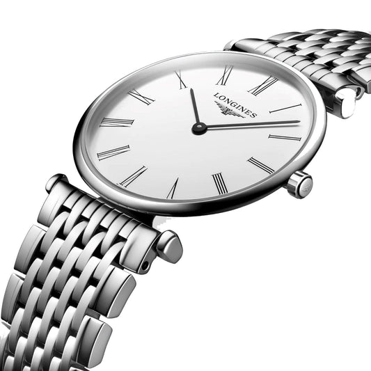 Longines watch La grande Classique 29mm white quartz steel L4.512.4.11.6