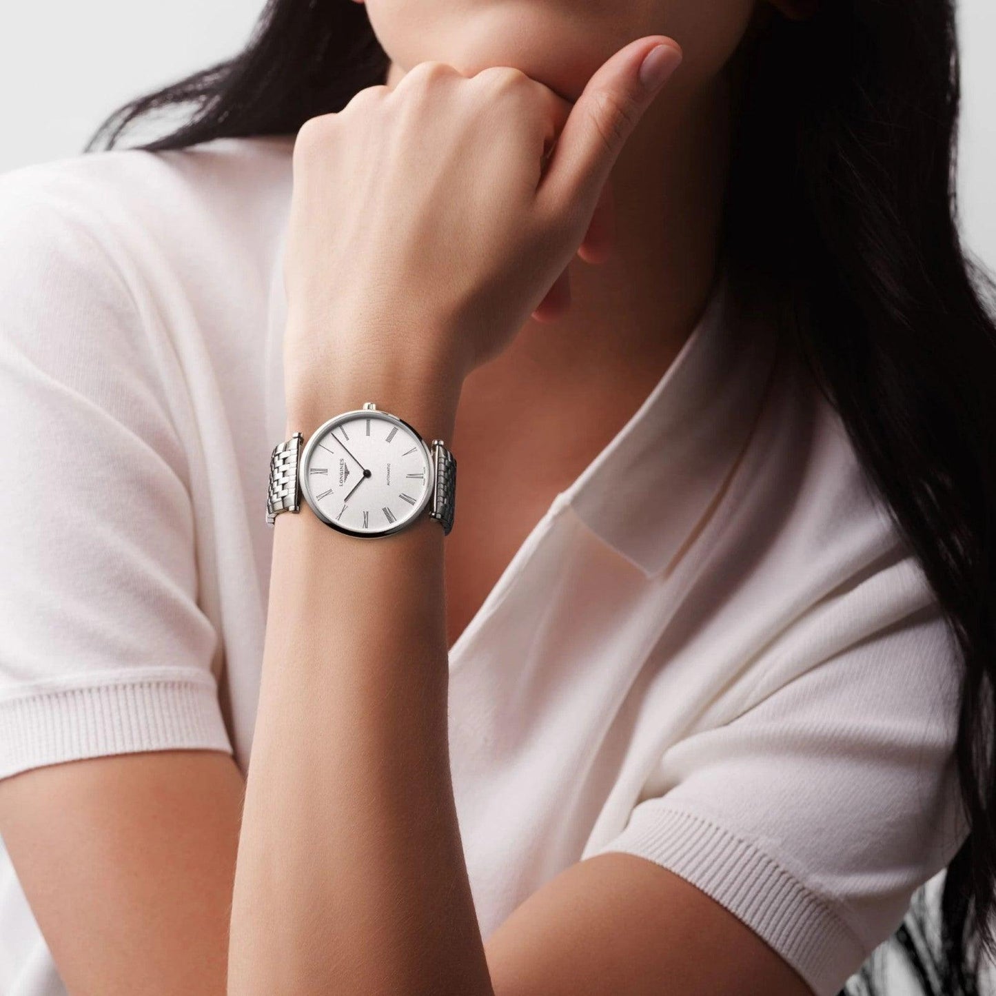 Longines Le Grande Classique watch 38mm white automatic steel L4.918.4.11.6