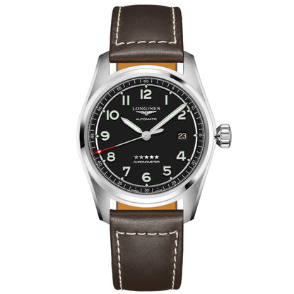 Longines Watch Longines Spirit 40mm Black Automatic Steel L3.810.4.53.0