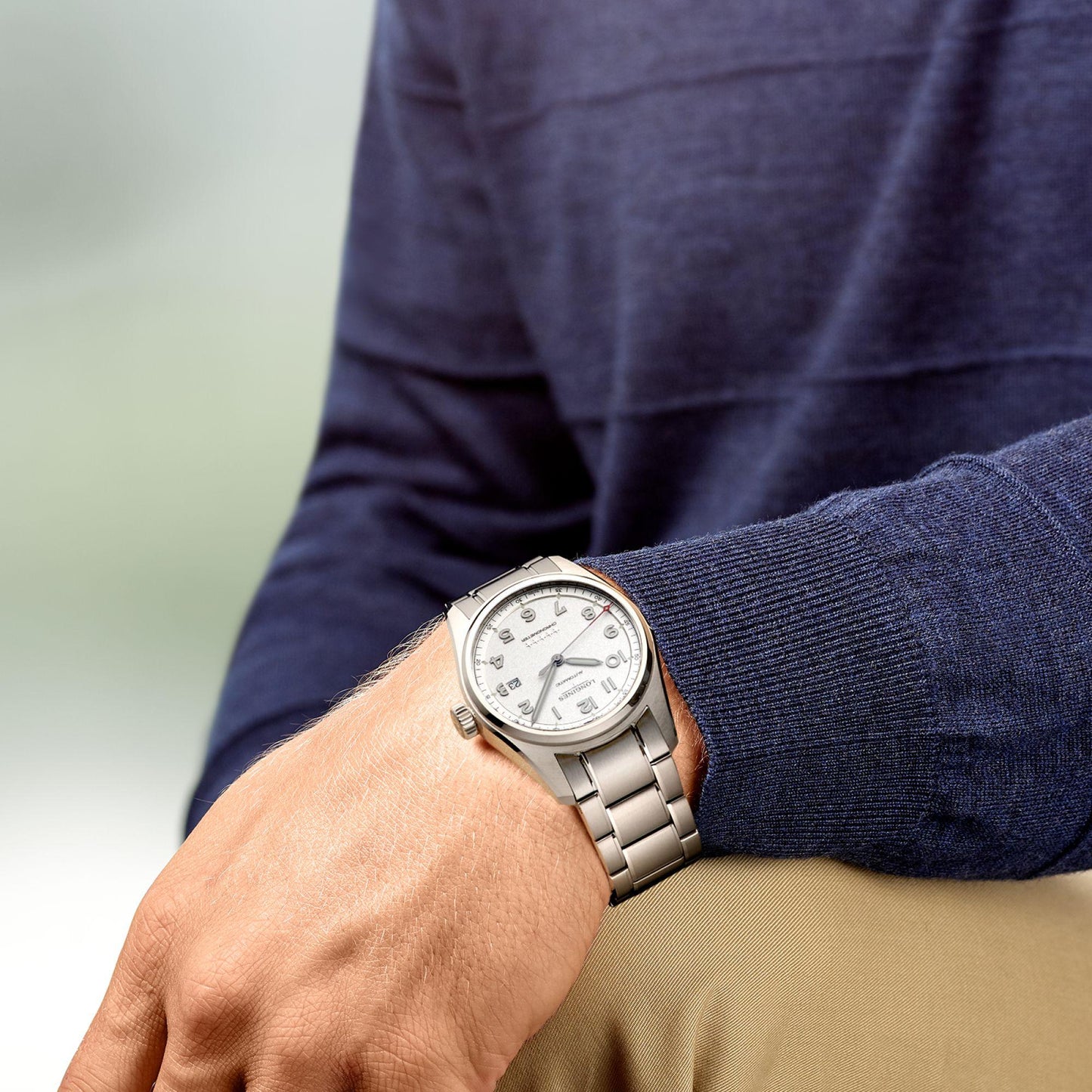 Longines Watch Longines Spirit 42mm Silver Automatic Steel L3.811.4.73.6