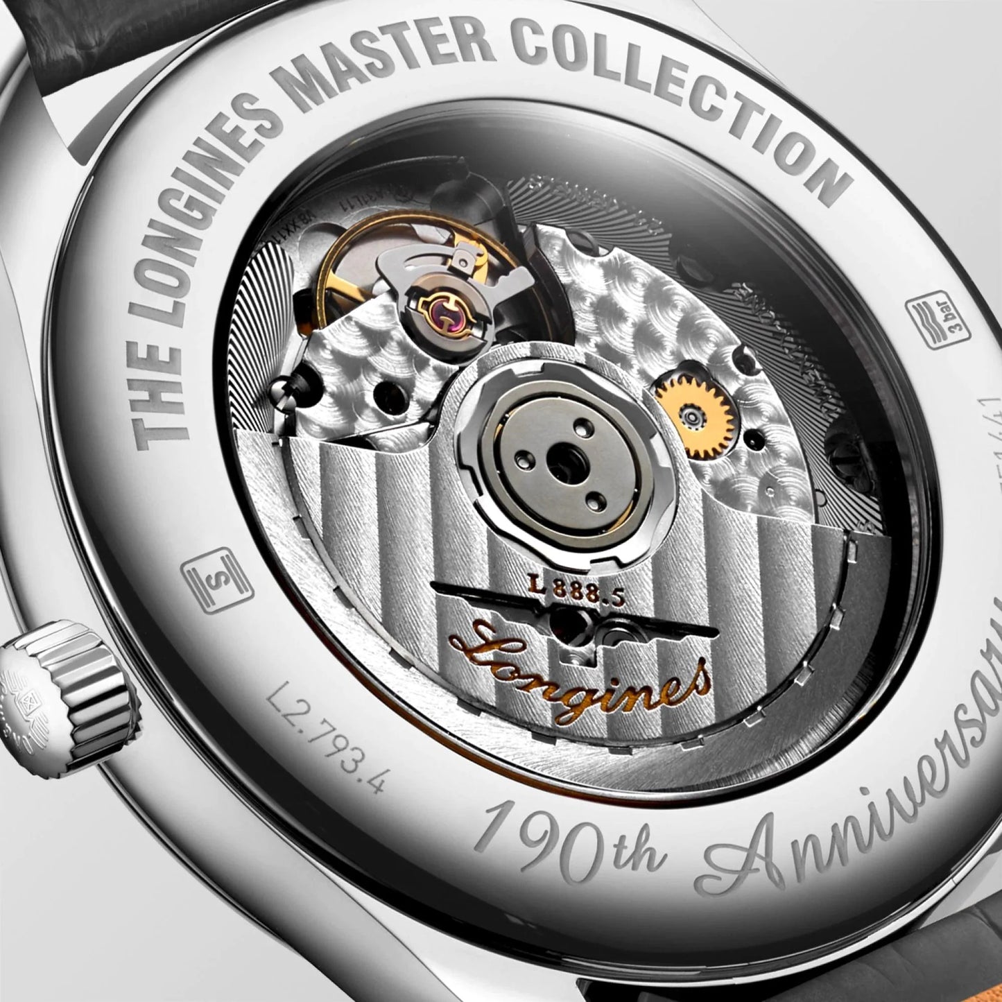 Longines Master Collection 190th Anniversary 40mm silver automatic steel watch L2.793.4.73.2