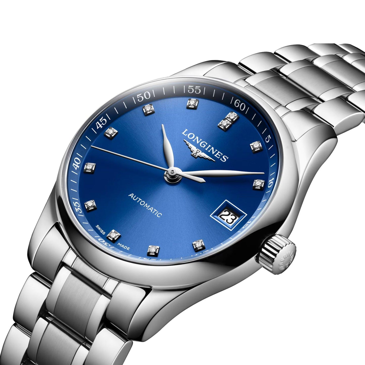 Longines Master Collection 34mm Blue Diamond Automatic Steel L2.357.4.98.6