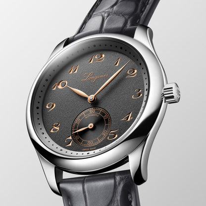 Longines Master Collection 38mm anthracite automatic steel watch L2.843.4.63.2