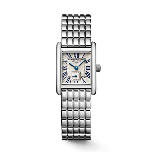 Longines Mini Dolcevita watch 21.5x29mm silver quartz steel L5.200.4.71.6