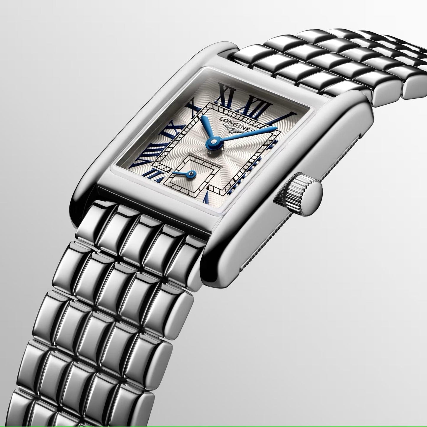 Longines Mini Dolcevita watch 21.5x29mm silver quartz steel L5.200.4.71.6
