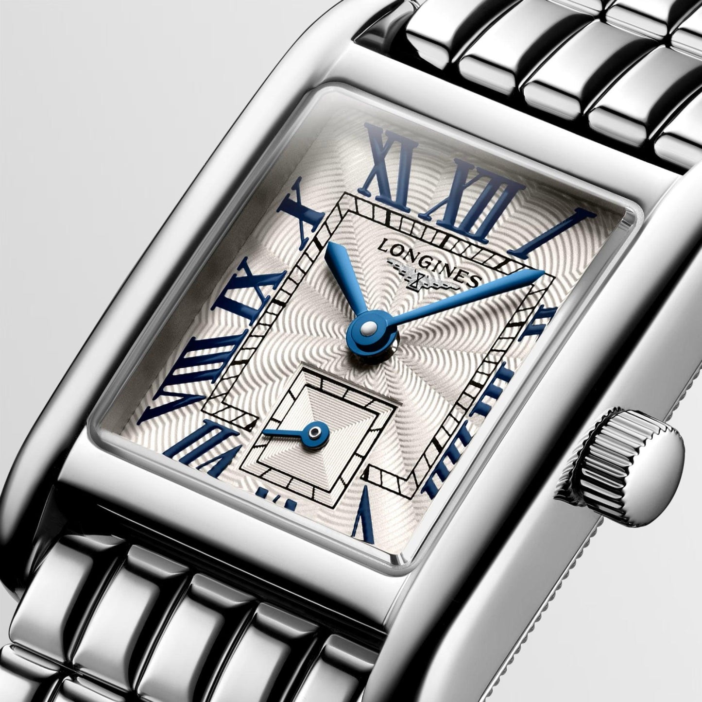 Longines Mini Dolcevita watch 21.5x29mm silver quartz steel L5.200.4.71.6