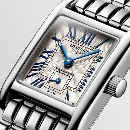 Longines Mini Dolcevita watch 21.5x29mm silver quartz steel L5.200.4.71.6