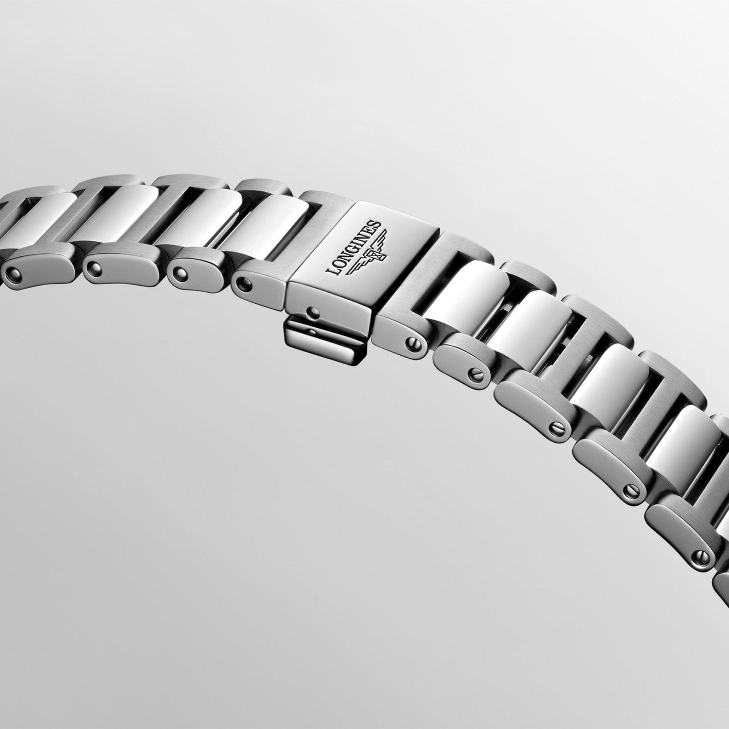 Longines New Conquest 34mm blue automatic steel watch L3.430.4.97.6