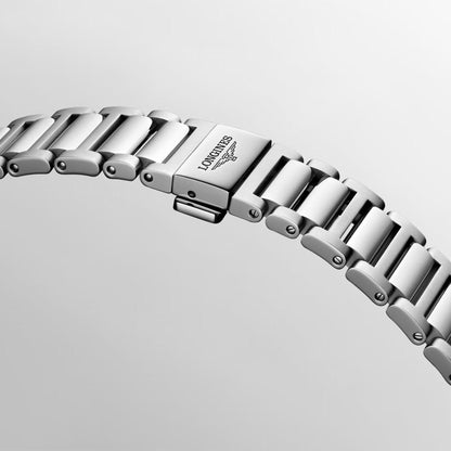 Longines New Conquest watch 42mm silver automatic steel L3.835.4.72.6