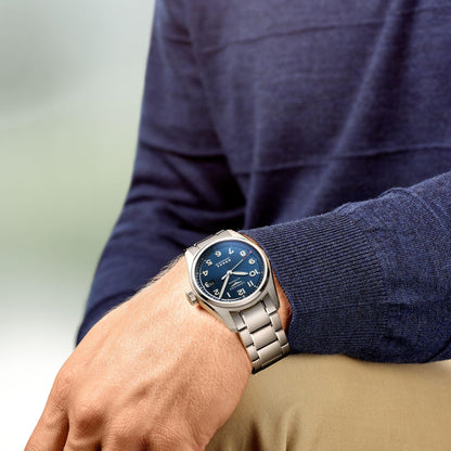 Longines Spirit 42mm Blue Automatic Steel Watch L3.811.4.93.6