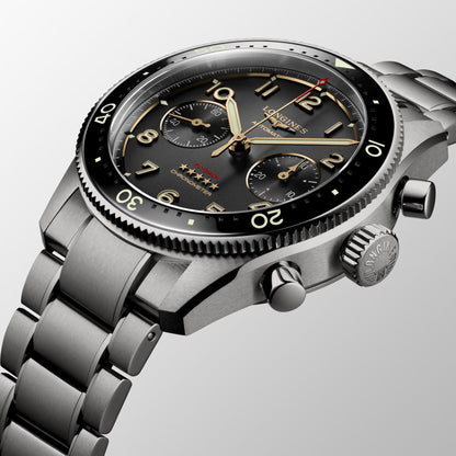 Longines Spirit Flyback 42mm Anthracite Automatic Titanium L3.821.1.53.6