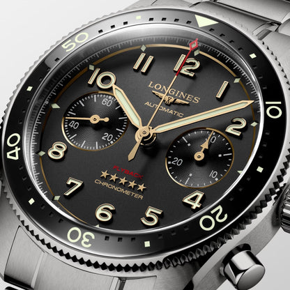 Longines Spirit Flyback 42mm Anthracite Automatic Titanium L3.821.1.53.6