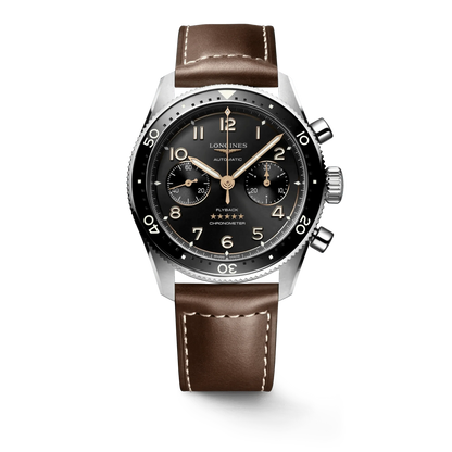 Longines Spirit Flyback 42mm Automatic Steel Watch L3.821.4.53.2