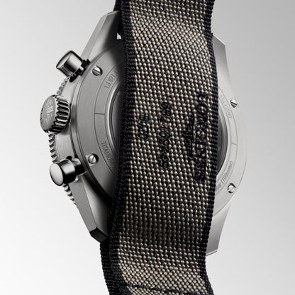 Longines Spirit Flyback Titanium watch 42mm anthracite automatic titanium L3.821.1.53.2