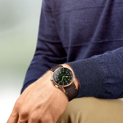 Longines The Longines Legend Diver Watch 42mm green automatic bronze titanium L3.774.1.50.2