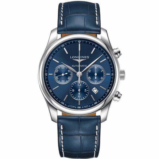Longines The Longines Master Collection 42mm blue steel men's automatic chronograph watch L2.759.4.92.0