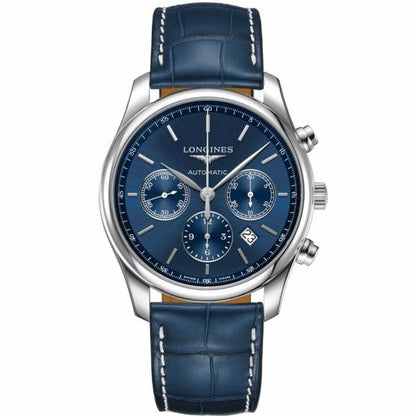 Longines The Longines Master Collection 42mm blue steel men's automatic chronograph watch L2.759.4.92.0