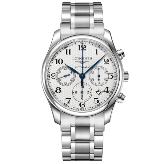 Longines watch The Longines Master Collection Chronograph 42mm silver automatic steel L2.759.4.78.6