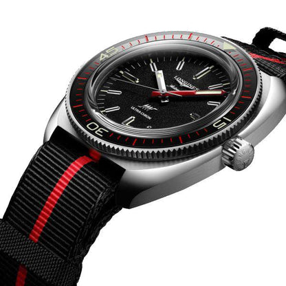 Longines Ultra-Chron Box Edition 43mm black automatic steel watch L2.836.4.52.9