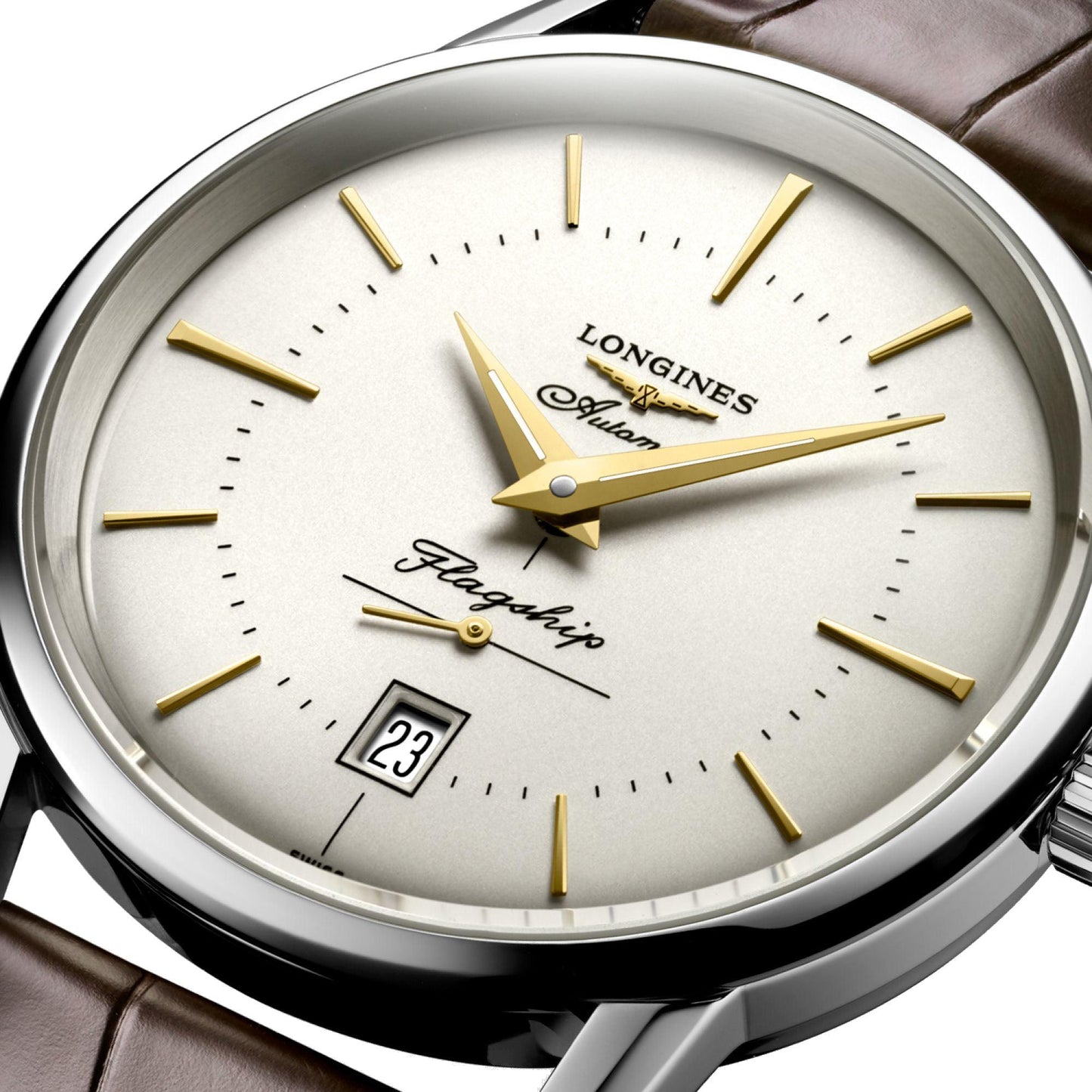 Longines Men's Flagship Heritage 38.5mm Automatic Steel Watch L4.795.4.78.2