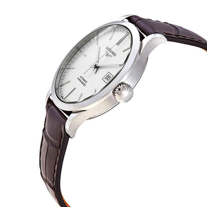 Longines men's watch Record collection 38.5mm automatic steel L2.820.4.72.2