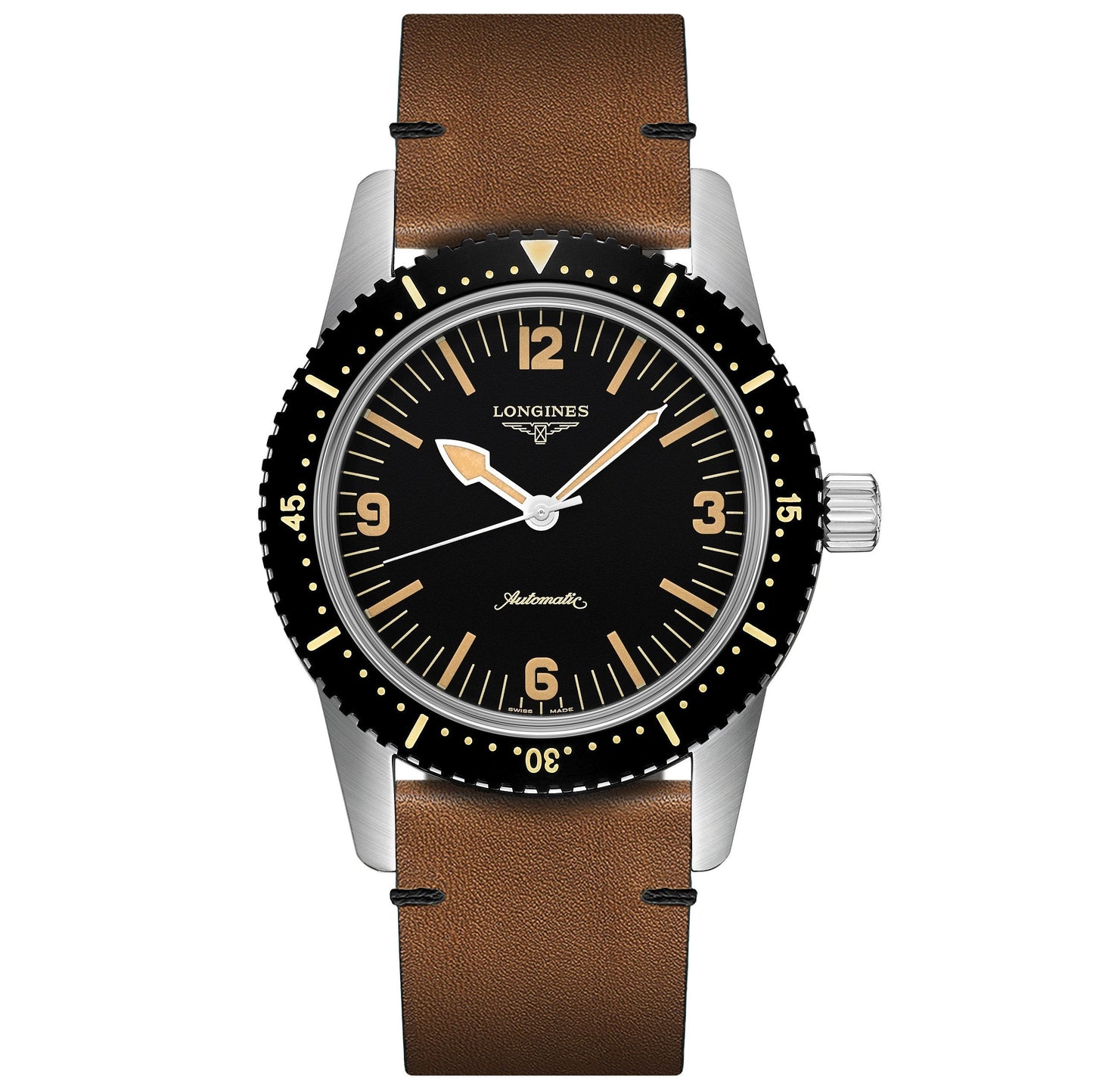 Longines men's watch The Longines Skin Diver Watch 42mm steel automatic L2.822.4.56.2