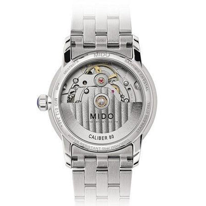 Mido Baroncelli Lady Necklace 33mm mother-of-pearl diamonds automatic steel M037.807.11.031.00