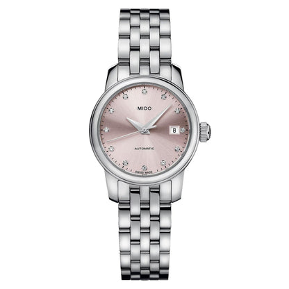 Mido Baroncelli Lady Twenty Five 25mm Automatic Stainless Steel Watch M039.007.11.336.00